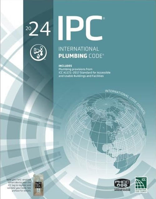 International Plumbing Code 2024 Book Cover - Essential Guide for Plumbing Standards and Regulations