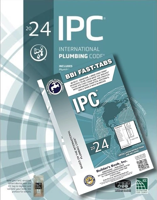 IPC (International Plumbing Code) With BBI Fast-Tabs 2024 (Combo)