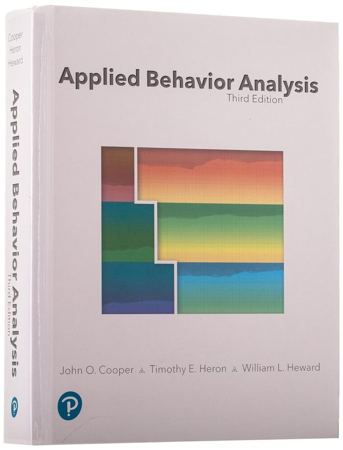 Applied Behavior Analysis 3rd Edition Book Cover - Comprehensive Guide to Behavior Analysis Techniques.