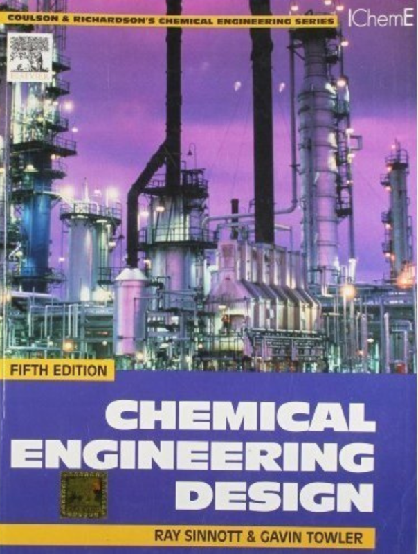 Chemical Engineering Design 5th Edition cover - Essential textbook for process engineering and design.