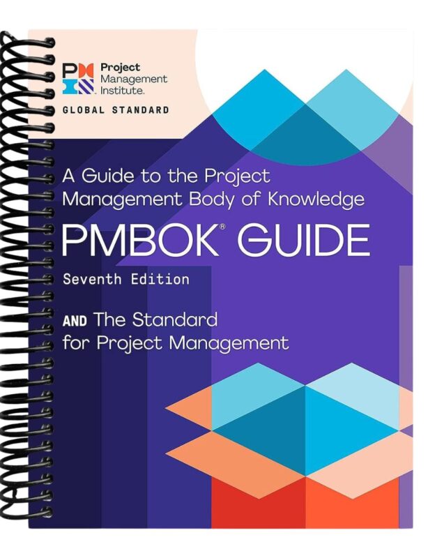 PMBOK Guide 7th Edition Book Cover - Essential Resource for Project Management Standards and Best Practices.