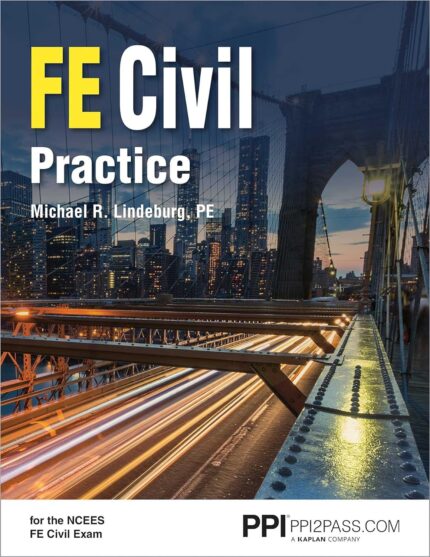 PPI FE Civil Practice Comprehensive NCEES FE Civil Exam First Edition Book Cover