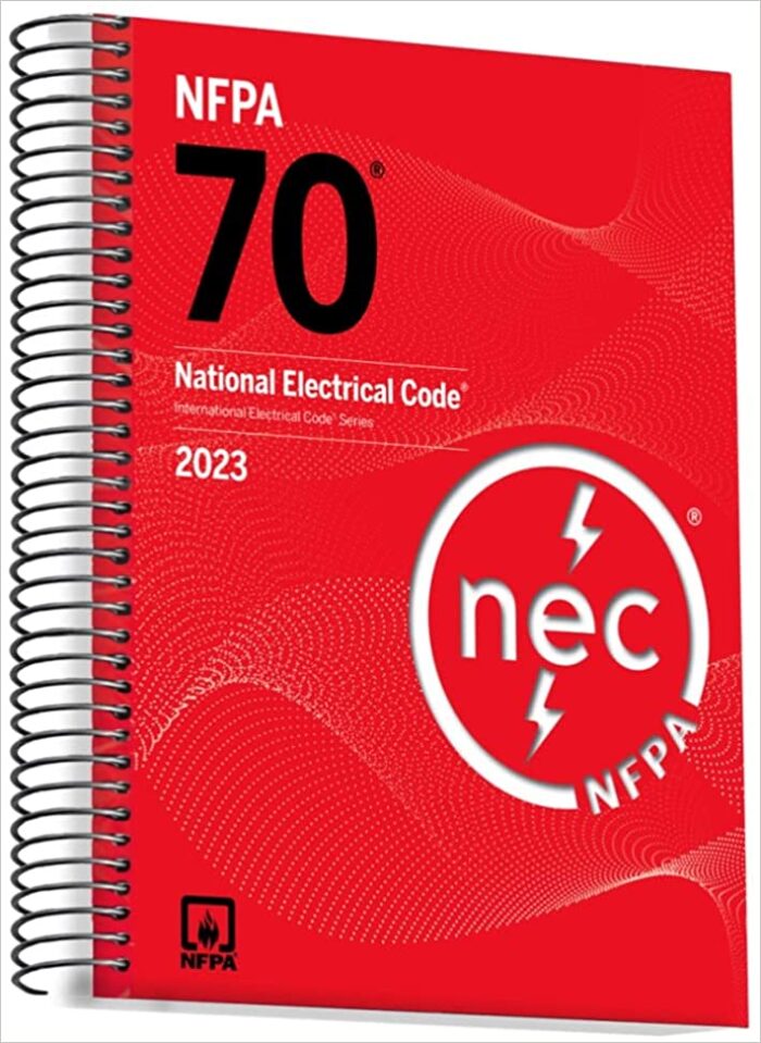 NFPA 70 NFPA 70 National Electrical Code Spiralbound 2023 Edition, Spiralbound, essential resource for safe electrical installations and compliance.