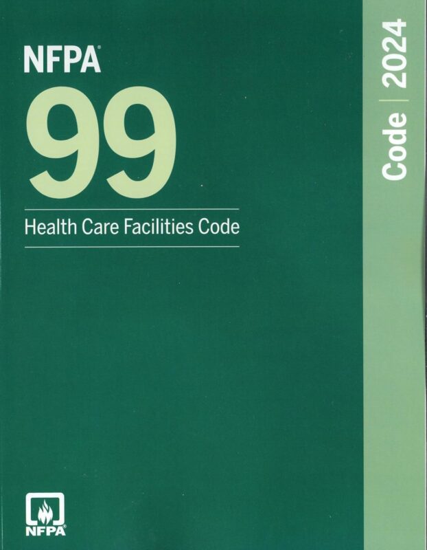 NFPA 99 Health Care Facilities Code, 2024 Edition Paperback – essential guide for health care safety standards.