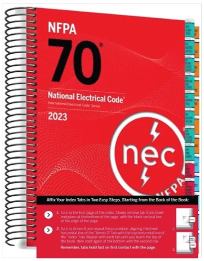 cover of NFPA 70 Spiralbound With Index Tab