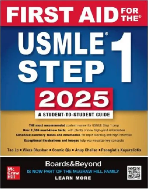 First Aid for the USMLE Step 1 2025, 35th Edition