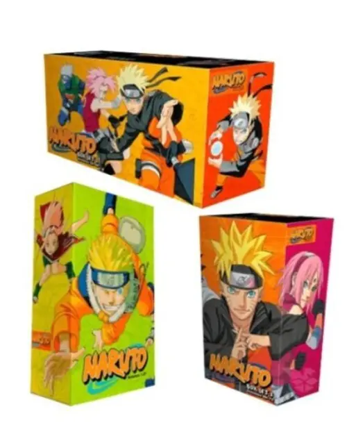 Naruto Complete Manga Box Set: Volumes 1–72 (Box Sets 1, 2 & 3)