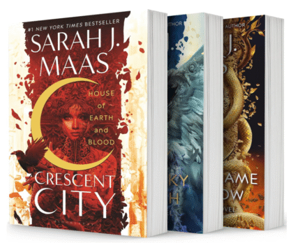 Crescent City Series Set of 3 Books. House of Earth and Blood (paperback), House of Sky and Breath (paperback) and House of Flame and Shadow