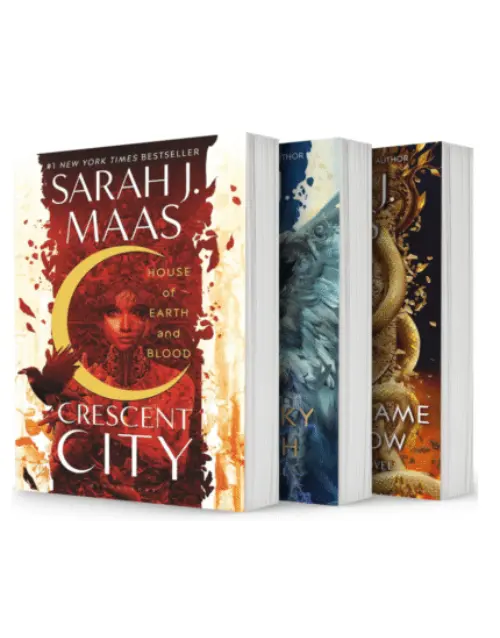 Crescent City Series Set of 3 Books. House of Earth and Blood (paperback), House of Sky and Breath (paperback) and House of Flame and Shadow