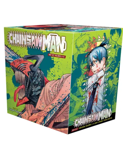 Chainsaw Man Box Set: Includes volumes 1-11 Paperback by Tatsuki Fujimoto