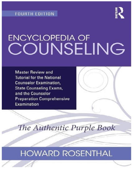 Encyclopedia of Counseling 4th Edition By Howard Rosenthal: ISBN 9781138942653