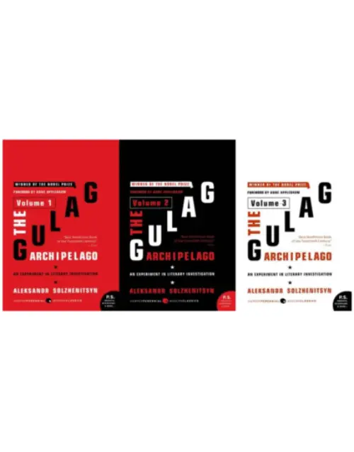 The Gulag Archipelago: An Experiment in Literary Investigation Complete 3 Volumes Collection (Volume 1, 2, 3)