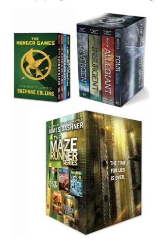 Dystopian Legends Collection: The Maze Runner Trilogy + Divergent 4-Book Series Hunger Games 4-Book Paperback Box Set(Paperback)