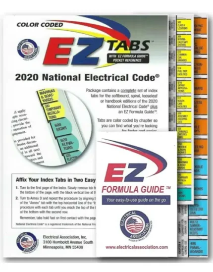 EZ Tabs for The NEC 2020 (Color Coded)