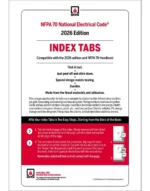 National Fire Protection Association NFPA 70, National Electrical Code (NEC) Self-Adhesive Index Tabs 2026