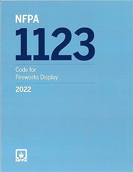 NFPA 1123, Code for Fireworks Display, 2022 edition